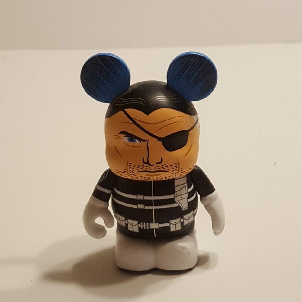 Vinylmation Marvel series 1 Nick Fury. 3" tall. Pre-owned, very good shape.